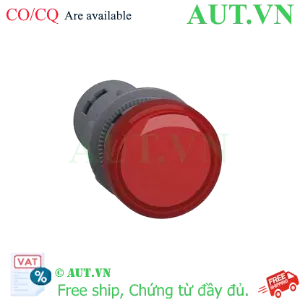 Ảnh của Đèn Báo Pha Schneider XA2EVM4LC 220V | LED Đỏ Siêu Sáng | Lắp Tủ 22mm | AUT VN