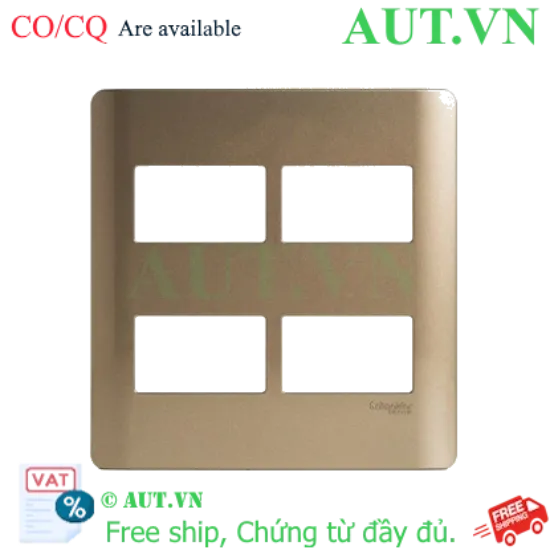 Ảnh của Mặt cho 4 thiết bị size S Schneider A84T04L_SZ_G19