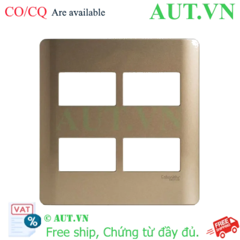 Ảnh của Mặt cho 4 thiết bị size S Schneider A84T04L_SZ_G19
