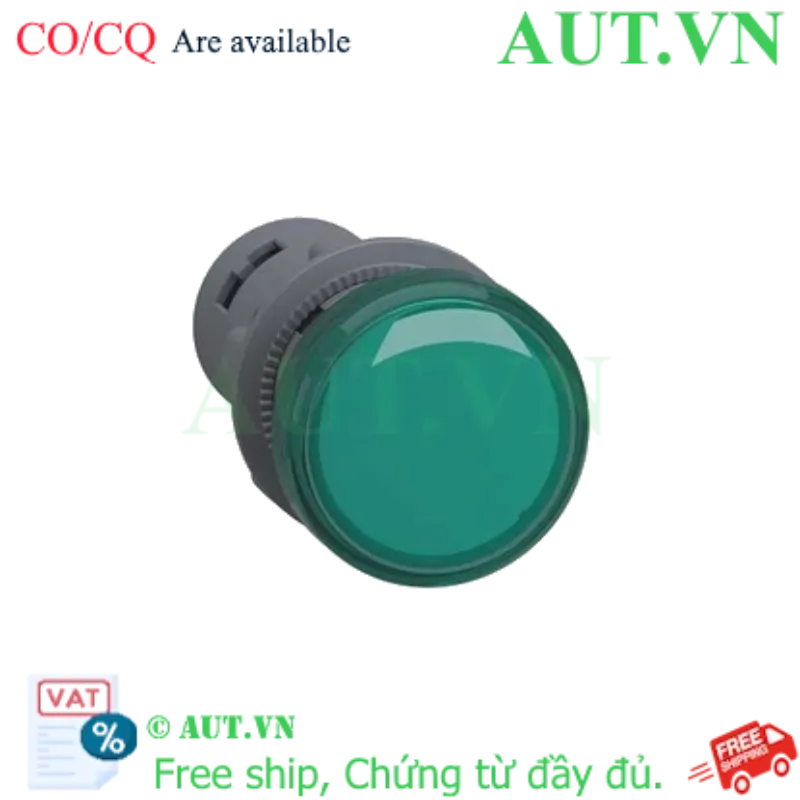 Ảnh của Đèn Báo Schneider XA2EVMD3LC - 22mm, 220V DC, LED Xanh Lá Chính Hãng AUT VN