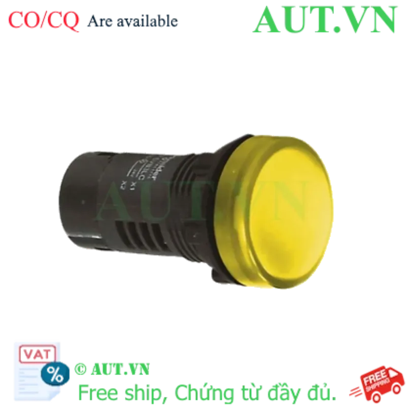Ảnh của Đèn báo Schneider XA2EVFD5LC 22mm - 110V DC, Màu Vàng, Chính hãng