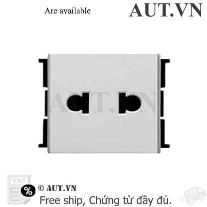 Ảnh của Ổ cắm đơn 2 chấu 10A size M F1426USM_WE_G19