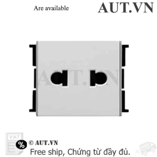 Ảnh của Ổ cắm đơn 2 chấu 10A size M F1426USM_WE_G19