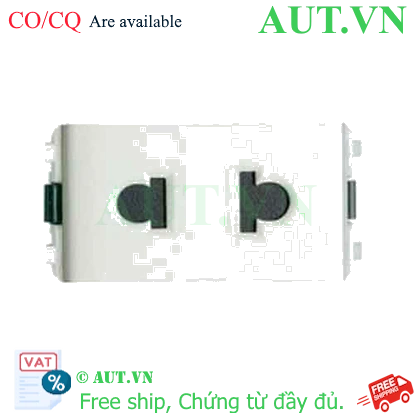 Ảnh của Ổ cắm đơn 2 chấu 10A, size S F30426USM_WE_G19