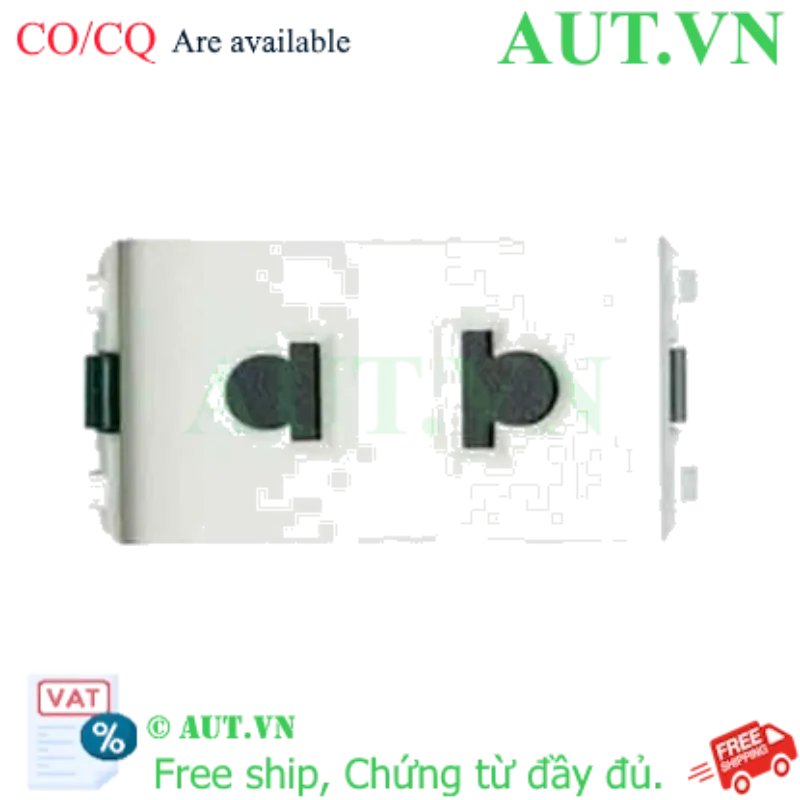 Ảnh của Ổ cắm đơn 2 chấu 10A, size S F30426USM_WE_G19