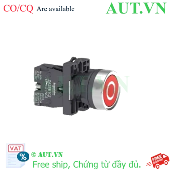 Ảnh của Nút Nhấn Nhả Schneider XA2EA4322 22mm | 1NC, Màu Đỏ, Thiết Kế Flush Chống Nhấn Nhầm | AUT VN