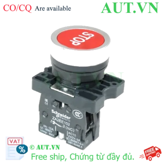 Ảnh của Nút Nhấn Nhả Schneider XA2EA4342 22mm - Đỏ, 1NC, Nhựa Cao Cấp