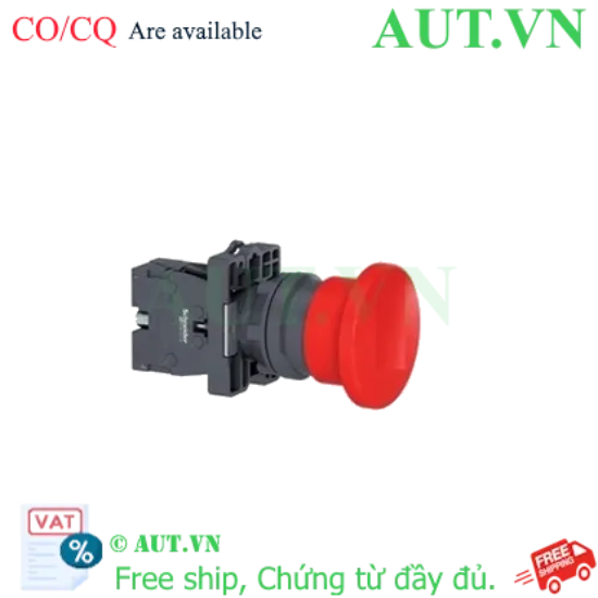Ảnh của Nút Nhấn Nhả Đầu Nấm Schneider XA2EC42 22mm - 1NC, Màu Đỏ, Chính Hãng AUT VN