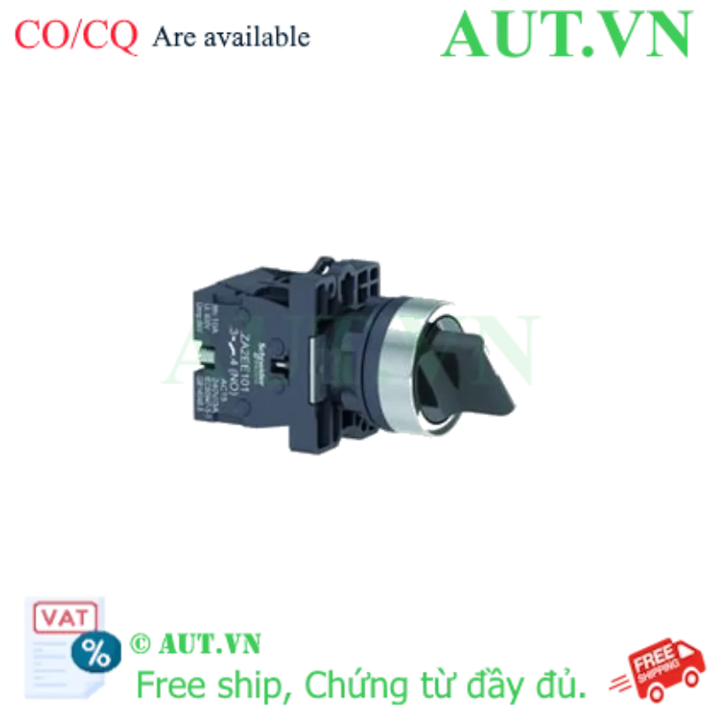 Ảnh của Công tắc xoay Schneider XA2ED41 | 2 Vị trí, Tự nhả (Spring Return), 1NO, Phi 22mm
