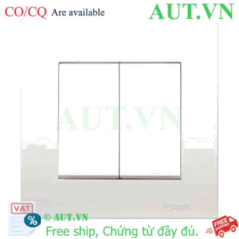 Ảnh của Công tắc đôi 2 chiều 16AX Schneider KB32_WE_G19