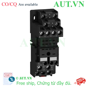 Ảnh của Đế Relay Schneider RXZE2M114 | 14 Chân Dẹt, 10A, Gắn Thanh Ray DIN