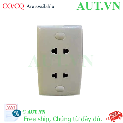 Ảnh của Ổ cắm đôi 2 chấu 16A E426UST2CB_G19