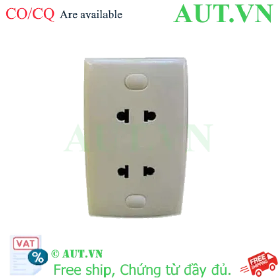 Ảnh của Ổ cắm đôi 2 chấu 16A E426UST2CB_G19