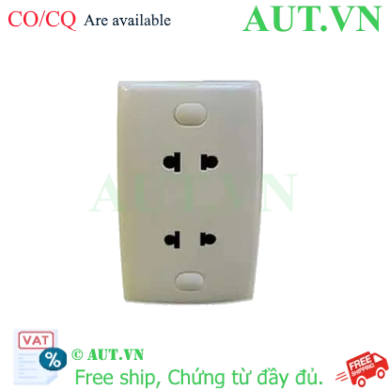 Ảnh của Ổ cắm đôi 2 chấu 16A E426UST2CB_G19