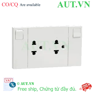 Ảnh của Ổ cắm đôi 3 chấu Schneider M3T_SIS_WE