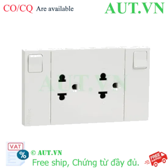 Ảnh của Ổ cắm đôi 3 chấu Schneider M3T_SIS_WE