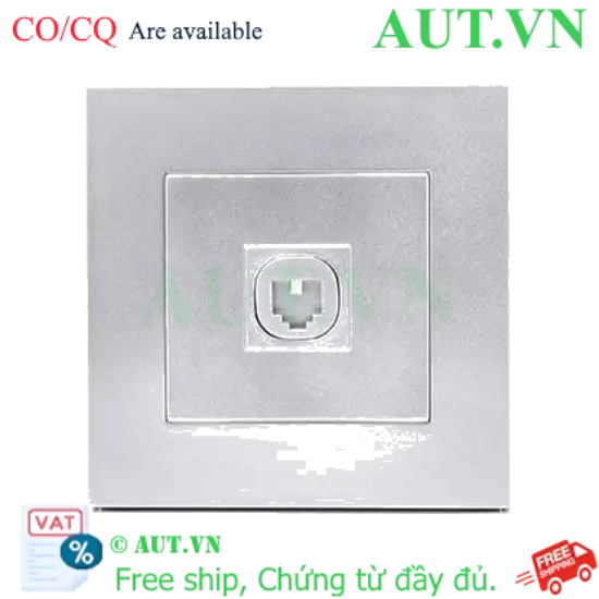 Ảnh của Ổ cắm điện thoại đơn Schneider KB31TS_AS