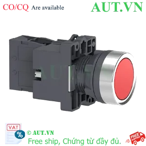 Ảnh của Nút Nhấn Schneider XA2EW34B2 - Đèn Đỏ 24V, 1NC Nhấn Nhả, Ø22mm