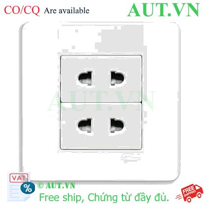 Ảnh của Ổ cắm đôi 2 chấu E84426U2_G19