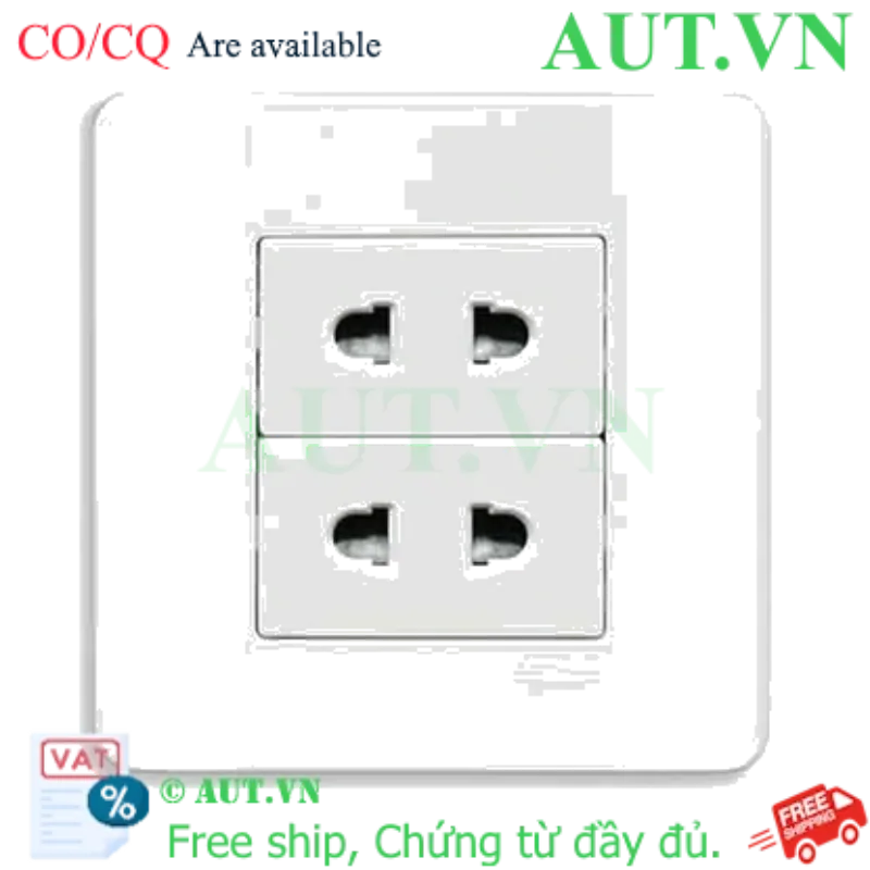 Ảnh của Ổ cắm đôi 2 chấu E84426U2_G19