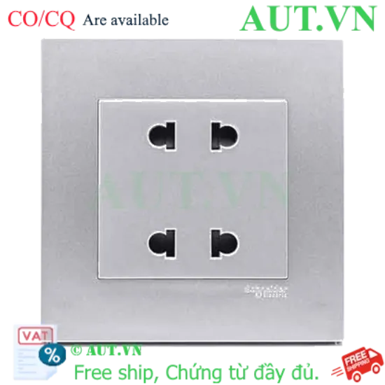 Ảnh của Ổ cắm đôi 2 chấu 10A KB426US2_AS_G19
