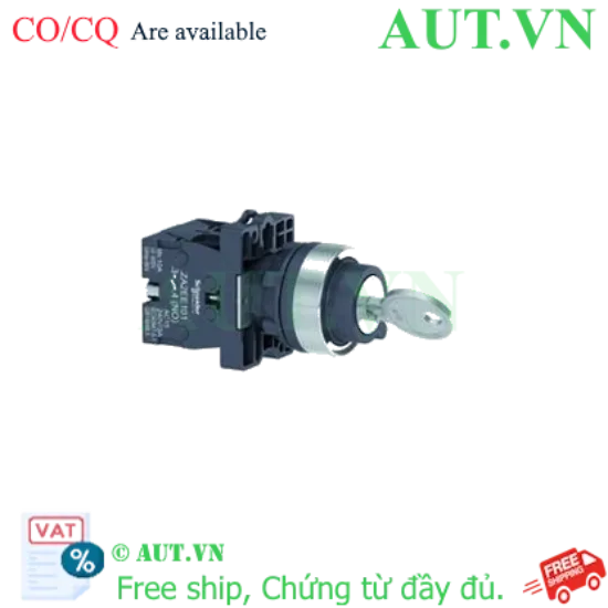 Ảnh của Công tắc xoay Schneider XA2EG43 có khóa, 2 vị trí 2NO, Phi 22mm - Chính hãng AUT VN