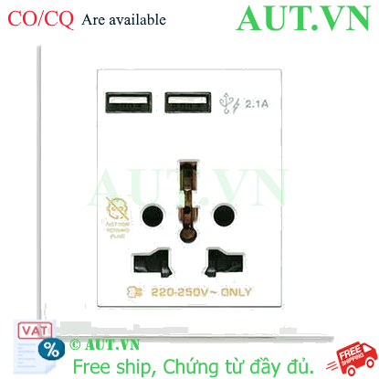 Ảnh của Ổ cắm đa năng và USB KB42616USB_WE_G19