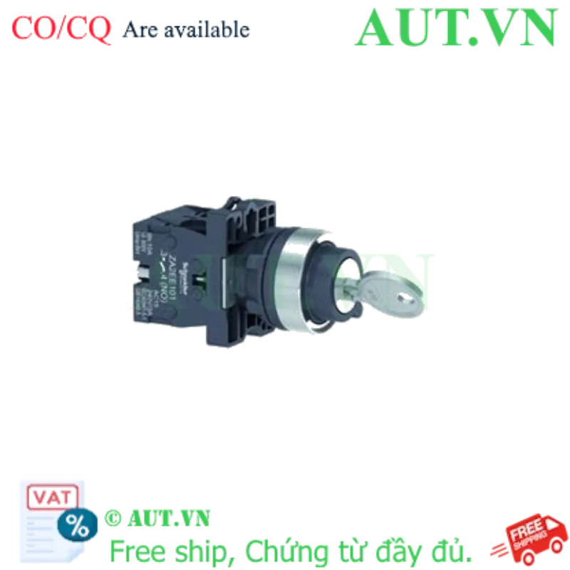 Ảnh của Công tắc xoay Schneider XA2EG03 | 3 Vị trí Có khóa, 2NO, Phi 22mm