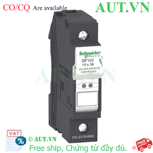 Ảnh của Đế Cầu Chì Schneider DF101 - 1P 32A 690V - Chuẩn 10x38mm, Lắp Ray DIN, Chính Hãng AUT VN
