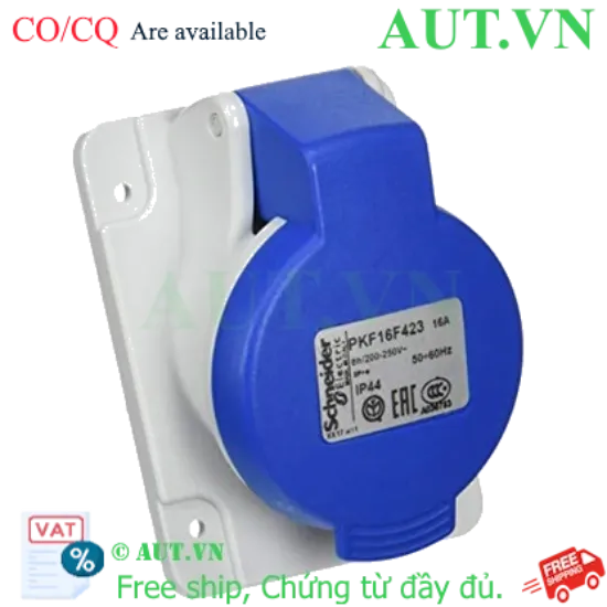 Ảnh của Ổ cắm âm Schneider PKF16F423, 16A, 2P+E, 230V