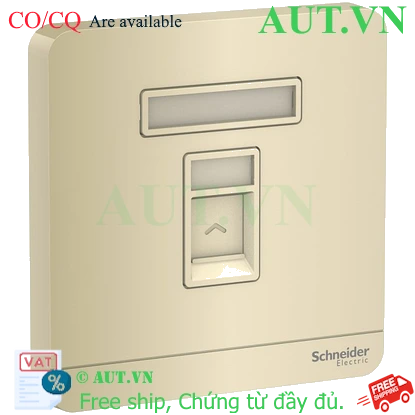 Ảnh của Ổ cắm mạng cat5e đơn Schneider E8331RJS5_WG_G19