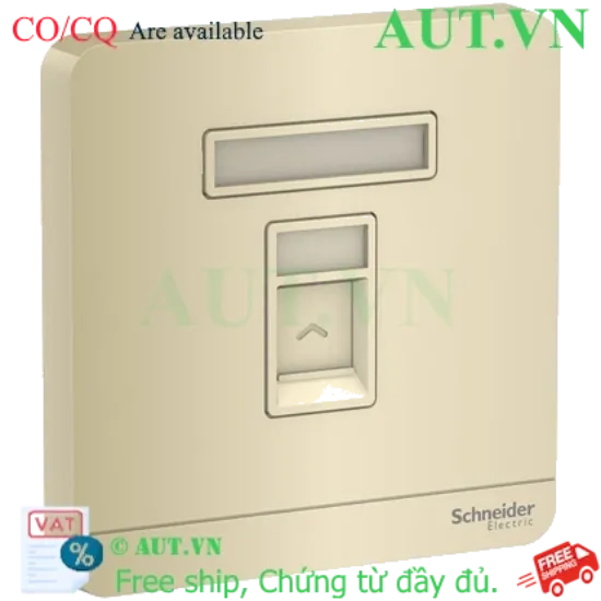 Ảnh của Ổ cắm mạng cat5e đơn Schneider E8331RJS5_WG_G19