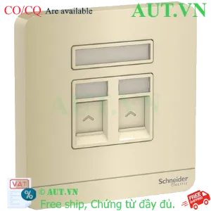 Ảnh của Ổ cắm mạng cat6 đôi Schneider E8332RJS6_WG_G19