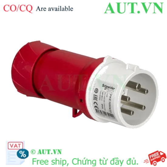 Ảnh của Phích cắm di động Schneider PKE16M435, 16A, 4P+E, 400V