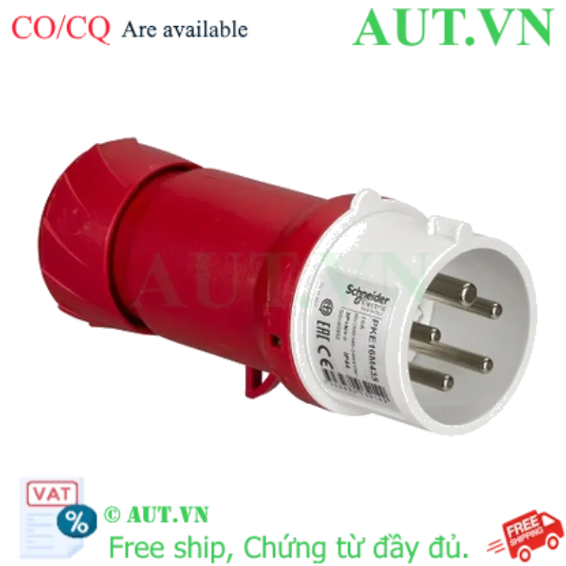Ảnh của Phích cắm di động Schneider PKE16M435, 16A, 4P+E, 400V