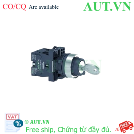 Ảnh của Công tắc xoay 3 vị trí Schneider XA2EG73 có chìa khóa, phi 22mm, bền bỉ