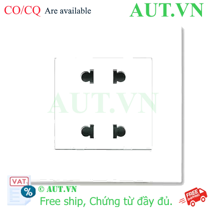 Ảnh của Ổ cắm đôi 2 chấu 10A KB426US2_WE_G19