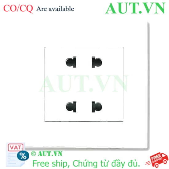 Ảnh của Ổ cắm đôi 2 chấu 10A KB426US2_WE_G19