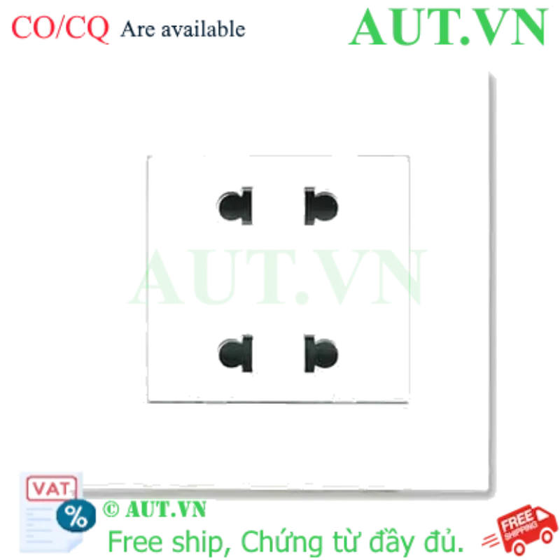Ảnh của Ổ cắm đôi 2 chấu 10A KB426US2_WE_G19