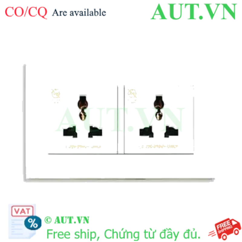 Ảnh của Ổ cắm đôi đa năng Schneider KBT413S_WE_G19 - Dòng Vivance 13A, Màu Trắng Cao Cấp