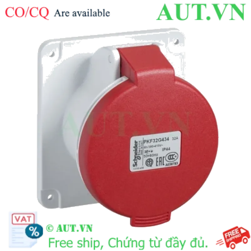 Ảnh của Ổ cắm âm Schneider PKF16G434, 16A, 3P+E, 400V
