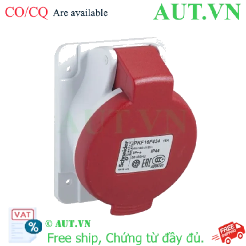 Ảnh của Ổ cắm âm Schneider PKF16F434, 16A, 3P+E, 400V