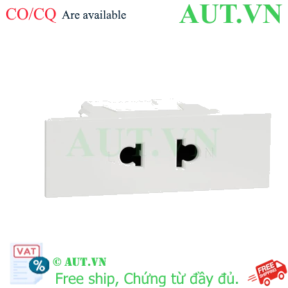 Ảnh của Ổ cắm đơn 2 chấu 16A size S Schneider M3T426US_WE