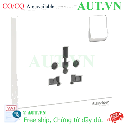 Ảnh của Ổ cắm đơn đa năng 16A Schneider E8315TS_WE_G19