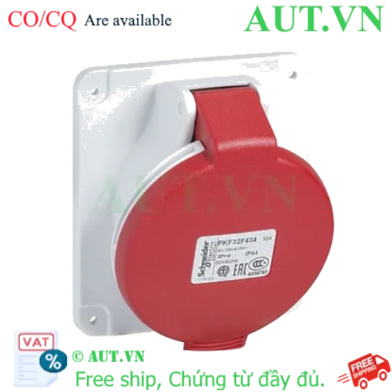 Ảnh của Ổ cắm âm Schneider PKF16F435, 16A, 4P+E, 400V