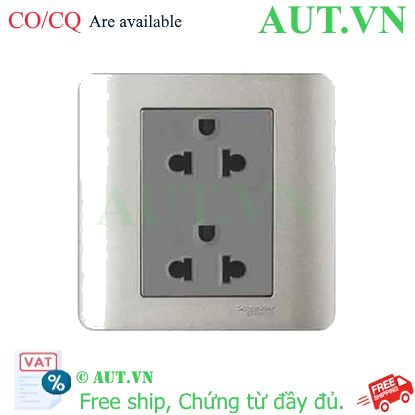 Ảnh của Ổ cắm đôi 3 chấu 16A Schneider E84426UES2_SA_G19
