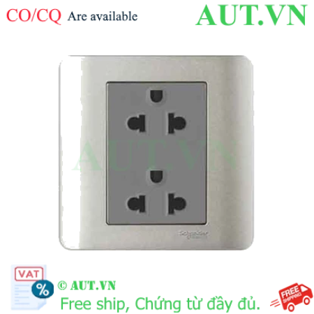 Ảnh của Ổ cắm đôi 3 chấu 16A Schneider E84426UES2_SA_G19