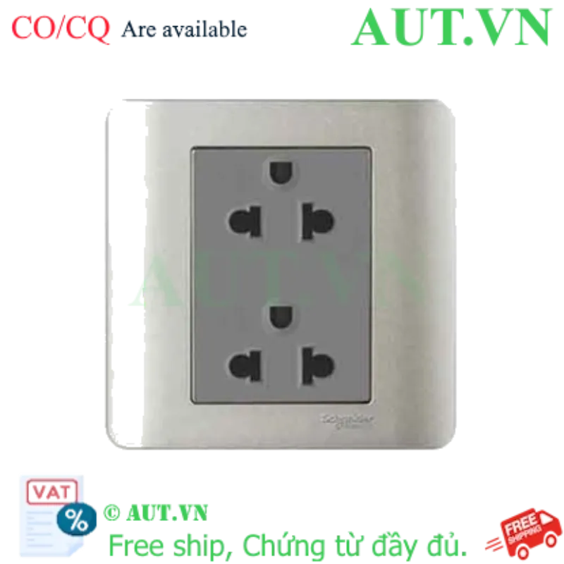 Ảnh của Ổ cắm đôi 3 chấu 16A Schneider E84426UES2_SA_G19