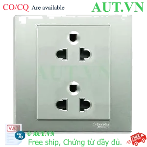 Ảnh của Ổ cắm đôi 3 chấu 16A Schneider KB426UES2_AS_G19