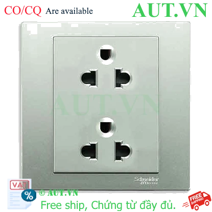 Ảnh của Ổ cắm đôi 3 chấu 16A Schneider KB426UES2_AS_G19